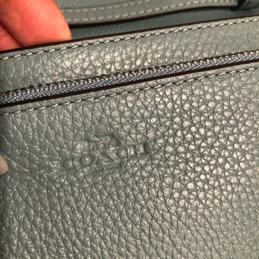Coach Blue Leather Crossbody Bag - Picture 6 of 10